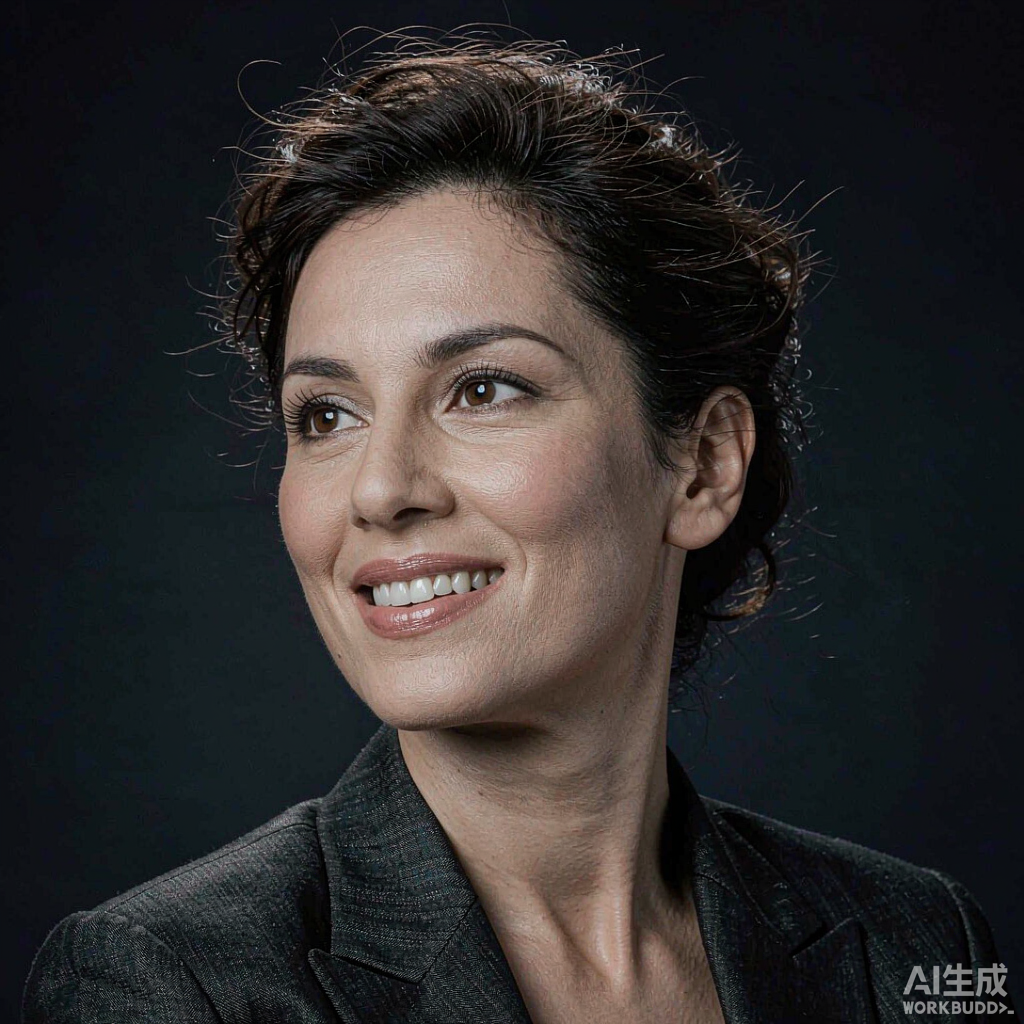 AI executive headshot example