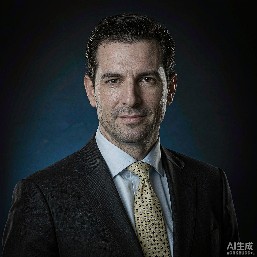AI corporate headshot example